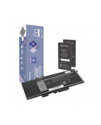 Bateria Mitsu do notebooka Dell Latitude 14 (5410), 15 (5510) (15.2V) (4250 mAh) nr 1