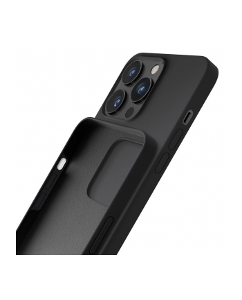 3mk pczerwonyection Etui na telefon 3mk do Apple iPhone 13 Pro - silikonowe, czarne