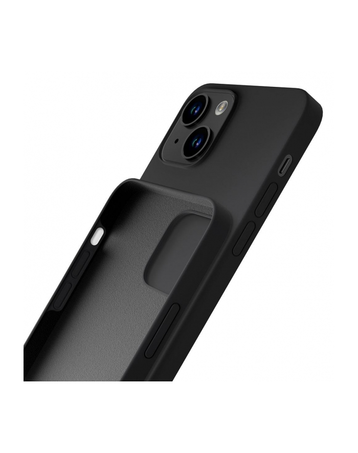 3mk pczerwonyection Etui na telefon 3mk do Apple iPhone 13 silikonowe, czarne główny