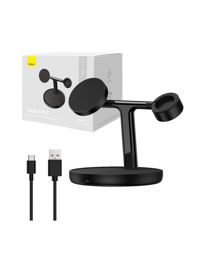 Ładowarka indukcyjna MagSafe 20W QI Baseus WXTE000101 3w1 do Apple iPhone Watch AirPods główny