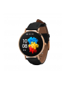 Smartwatch Garett Verona złoto-czarny skórzany - nr 1