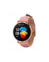 Smartwatch Garett Verona złoto-różowy skórzany - nr 1
