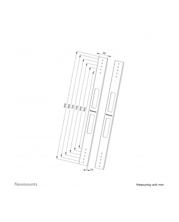 neomounts Zestaw przedłużający VESA AWL-250BL18 600x800 nr 1