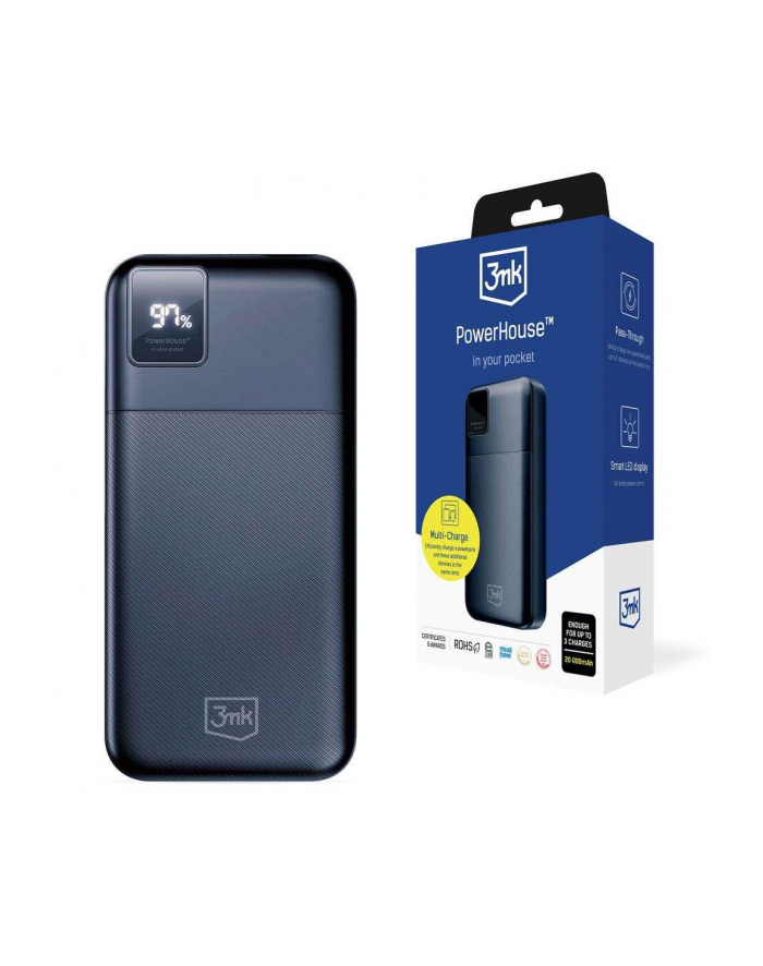 3mk pczerwonyection PowerBank 3mk PowerHouse 20000mAh główny