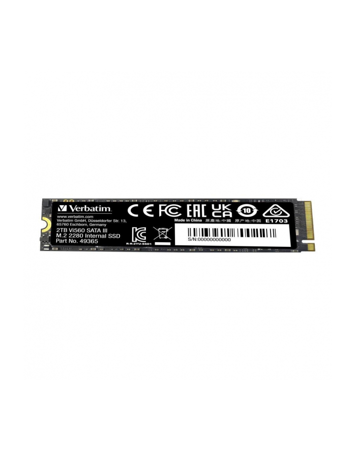 Dysk SSD wewnętrzny Verbatim Vi560 S3 2TB M.2 2280 SATA główny