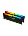 Pamięć DDR4 Kingston Fury Beast RGB 16GB (2x8GB) 3200MHz CL16 1,35V czarna - nr 1