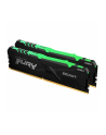 Pamięć DDR4 Kingston Fury Beast RGB 16GB (2x8GB) 3200MHz CL16 1,35V czarna - nr 6