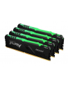 Pamięć DDR4 Kingston Fury Beast RGB 32GB (4x8GB) 3600MHz CL17 1,35V czarna - nr 12