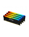 Pamięć DDR4 Kingston Fury Beast RGB 64GB (4x16GB) 3600MHz CL18 1,35V czarna - nr 17