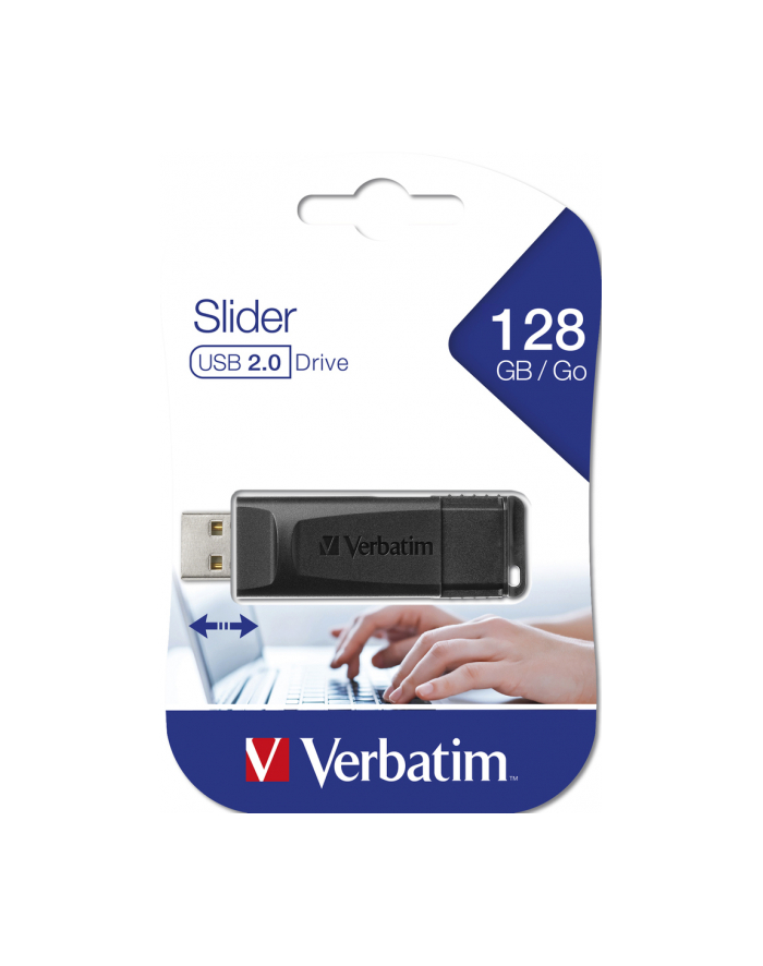 Pendrive Verbatim Store 'n' Go Slider 128GB USB 2.0 główny