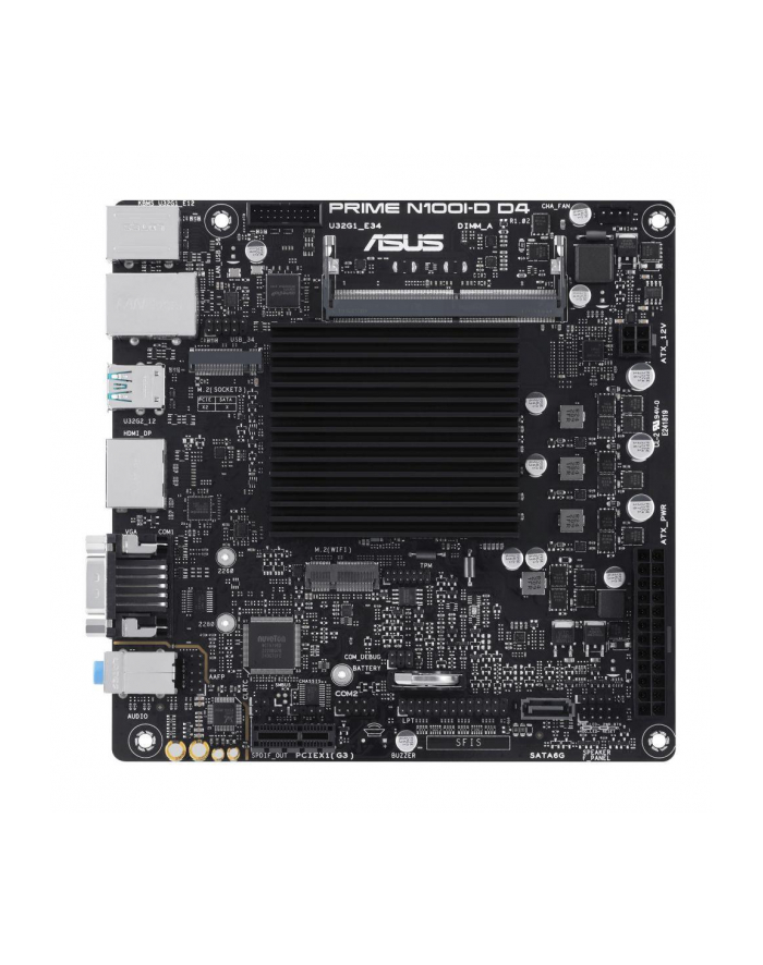 Płyta Asus PRIME N100I-D D4-CSM /N100/DDR4/SATA3/M.2/USB3.1/PCIe3.0/mITX główny