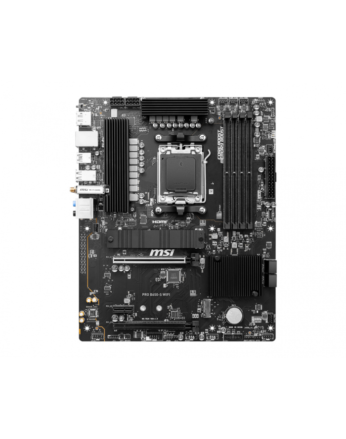 Płyta MSI PRO B650-S WIFI /AMD B650/DDR5/SATA3/M.2/USB3.2/WiFi/BT/PCIe4.0/AM5/ATX główny