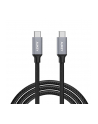 Kabel USB-C Aukey CB-CD6 BK C/C, QC 4.0, m/m, 2m - nr 1