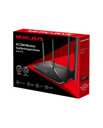 Router bezprzewodowy Mercusys AC12G V3 AC1300 3xLAN 1xWAN