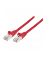 PatchCord 100% miedź Intellinet Cat.6a LSOH/LSZH S/FTP, 7,5m, czerwony - nr 1
