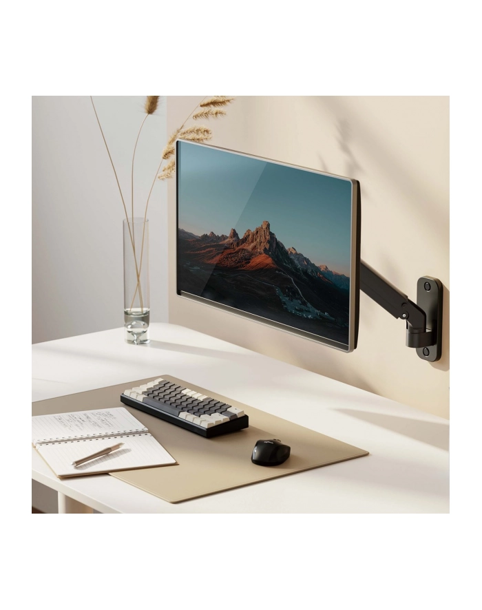 Uchwyt ścienny monitora Maclean 17-27'' 7kg max sprężyna gazowa MC-458 główny