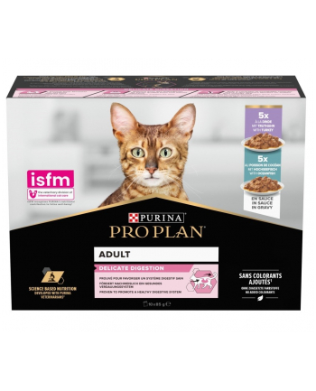 purina nestle Purina Pro Plan Delicate Indyk ryba Multipck 10x85g