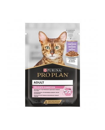 purina nestle Purina Pro Plan Delicate Indyk ryba Multipck 10x85g