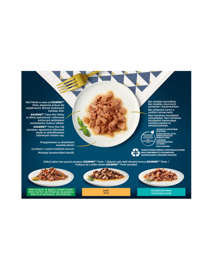 purina nestle Purina Gourmet Perle GiG MV kaczka mix 12x85g główny