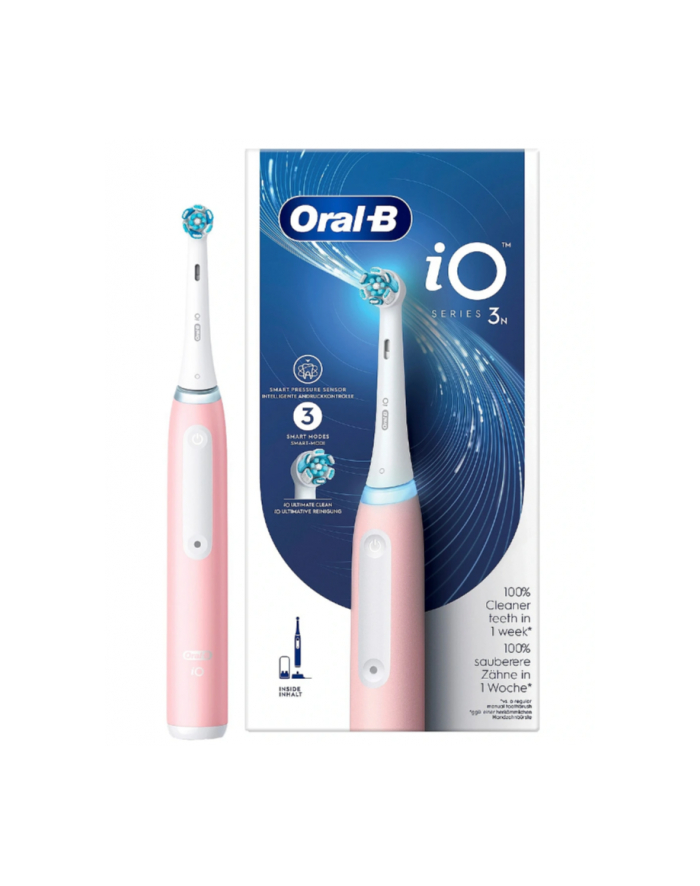 Szczoteczka magnetyczna Braun OralB iO 3N Blush Pink główny