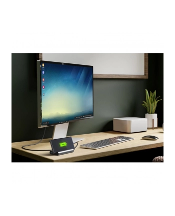 hama polska Stacja dokująca Hama 7W1 USB-C z funkcją podstawki, antracytowa