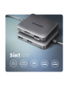 axagon HMC-5HL Wieloportowy hub 2x USB-A, 4K HDMI, GLAN, USB 3.2 Gen 1, PD 100W, 15cm USB-C kabel - nr 42