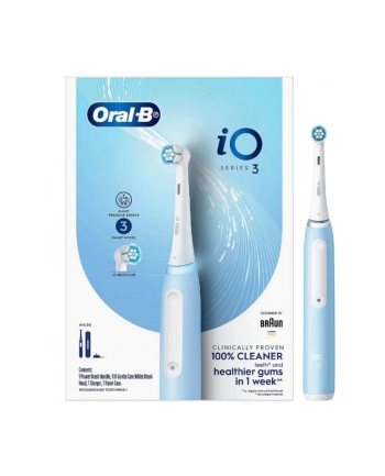Szczoteczka magnetyczna Braun OralB iO 3N Ice Blue nr 1