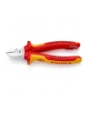 Knipex Szczypce tnące boczne z uchwytem zabezpieczającym (7006160T) - nr 3