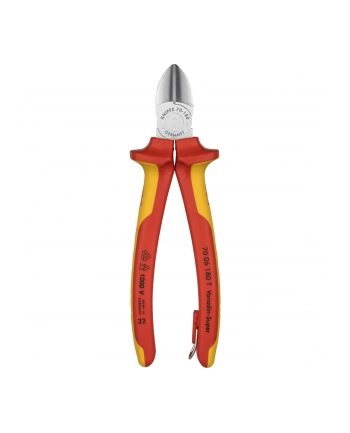 Knipex Szczypce tnące boczne z uchwytem zabezpieczającym  (7006180T) nr 2