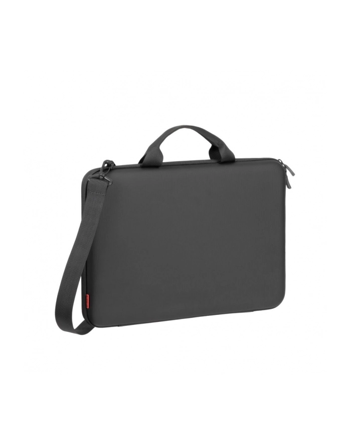 Etui do notebooka 14'' RIVACASE Antishock, twarde, z uchwytami i paskiem, z materiału wodoodpornego, czarne główny