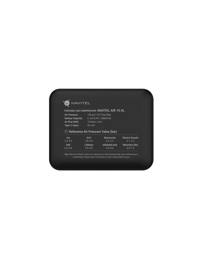 Navitel Kompresor powietrza AIR15 AL główny