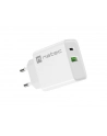 natec Ładowarka sieciowa Ribera 1x USB-A + 1x USB-C 20W Biała - nr 1