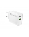natec Ładowarka sieciowa Ribera 1x USB-A + 1x USB-C 20W Biała - nr 6