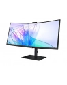 samsung Monitor 34 cale LS34C652VAUXEN VA 3440x1440 UWQHD 21:9 1xHDMI 1xDP 1xUSB-C (90W) 2xUSB 3.0 LAN (RJ45) 5ms HAS Webcam głośniki zakrzywiony 3yrs on-site - nr 3