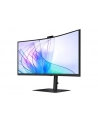 samsung Monitor 34 cale LS34C652VAUXEN VA 3440x1440 UWQHD 21:9 1xHDMI 1xDP 1xUSB-C (90W) 2xUSB 3.0 LAN (RJ45) 5ms HAS Webcam głośniki zakrzywiony 3yrs on-site - nr 85