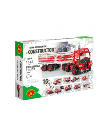 Mały Konstruktor 10w1 PREMIUM TRUCK 1141 elementów 2818 ALEXAND-ER