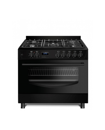 ravanson Kuchnia gazowo-elektryczna 90 cm KWGE-K90 Cheff Modern Black