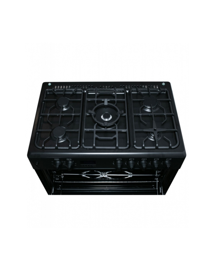 ravanson Kuchnia gazowo-elektryczna 90 cm KWGE-K90 Cheff Modern Black główny