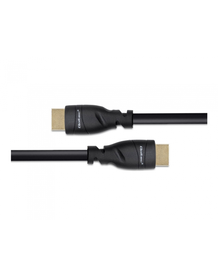 qoltec Kabel HDMI v2.1 Ultra High Speed 8K | 60Hz | 26AWG | 5m Złoty główny