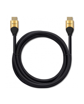 qoltec Kabel HDMI v2.1 Ultra High Speed 8K | 60Hz | 28AWG | 2m Złoty