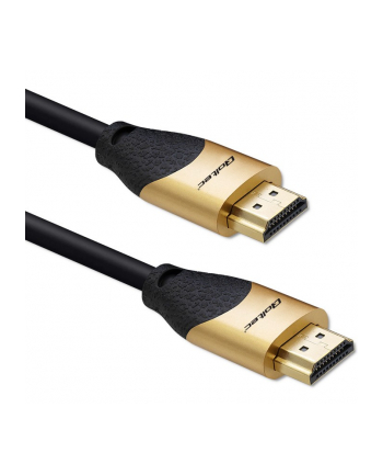 qoltec Kabel HDMI v2.1 Ultra High Speed 8K | 60Hz | 26AWG | 5m Złoty