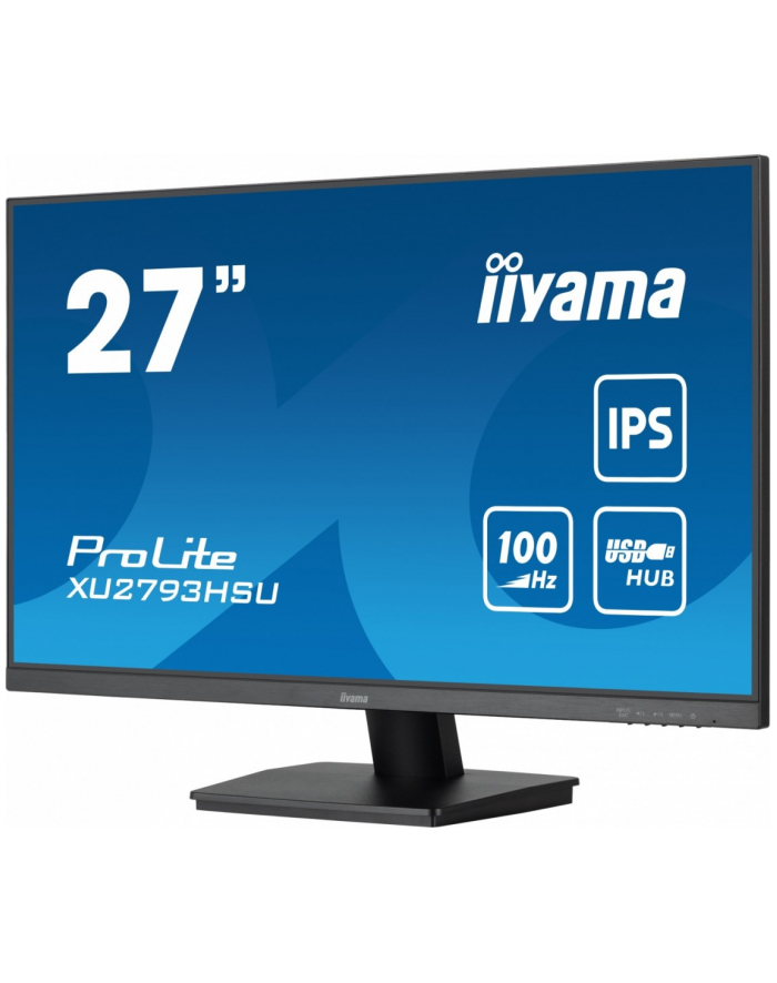 iiyama Monitor Prolite XU2793HSU-B6 27 cali IPS.HDMI.DP.2x2W.USBx2.FHD.SLIM.100Hz główny