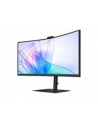 samsung Monitor 34 cale LS34C652VAUXEN VA 3440x1440 UWQHD 21:9 1xHDMI 1xDP 1xUSB-C (90W) 2xUSB 3.0 LAN (RJ45) 5ms HAS Webcam głośniki zakrzywiony 3yrs on-site - nr 46