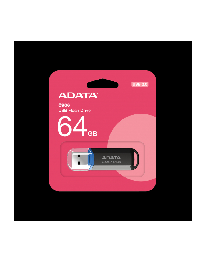 adata Pendrive C906 64GB USB2.0 czarny główny