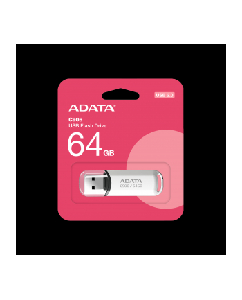 adata Pendrive C906 64GB USB2.0 biały