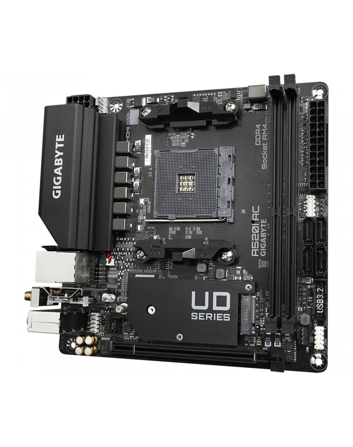 gigabyte Płyta główna A520I AC AM4 2DDR4 DP/2HDMI mITX główny