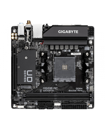 gigabyte Płyta główna A520I AC AM4 2DDR4 DP/2HDMI mITX