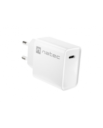 natec Ładowarka sieciowa Ribera 1x USB-C 20W Biała