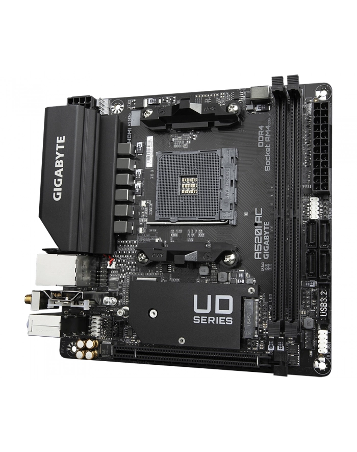 gigabyte Płyta główna A520I AC AM4 2DDR4 DP/2HDMI mITX główny