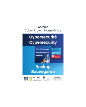 ACRONIS ESD Cyber Pczerwonyect Home Office Premium Subscription 3 Computers + 1 TB ACRONIS Cloud Storage - 1 year subscription nr 1